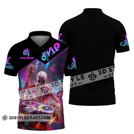 Unisex Shirt, Custom Name Disc Jockey Shirt, DJ VIP, DJ Hoodie Shirt Polo Long Sleeve Shirt style option 4
