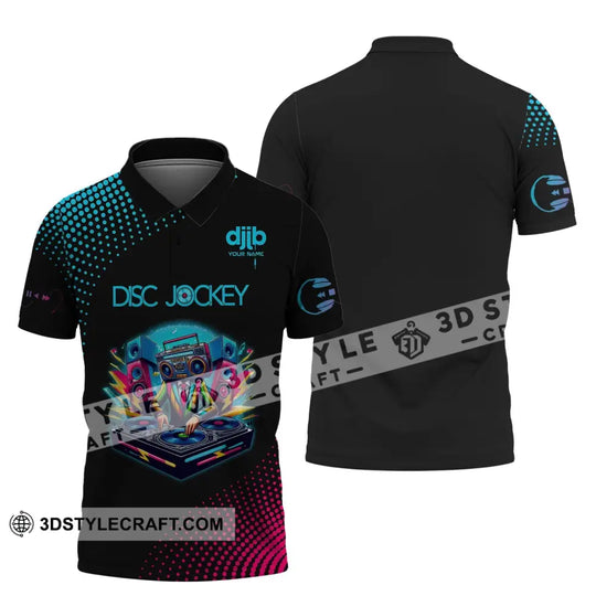 Unisex Shirt, Custom Name Disc Jockey T-Shirt, DJ Shirt, Music Lover Gift style option 4