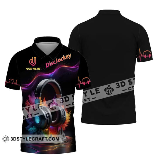Unisex Shirt, Custom Name Disc Jockey T-Shirt, Music Lover Shirt, DJ Shirt, Gift For DJ style option 4