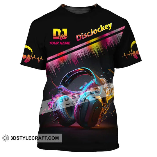 Unisex Shirt, Custom Name Disc Jockey T-Shirt, Music Lover Shirt, DJ Shirt, Gift For DJ style option 2