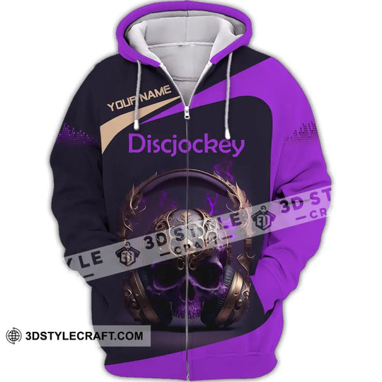 Unisex Shirt, Custom Name Disc Jockey T-Shirt, Music Lover Shirt, Gift For DJ style option 2