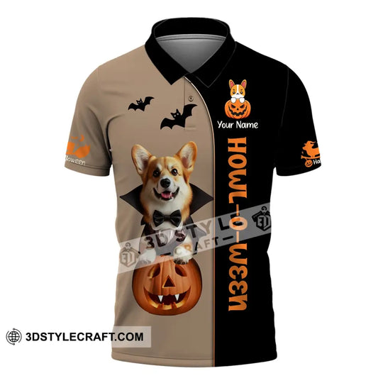 Unisex Shirt, Custom Name Dog Halloween Shirt, Halloween Pet T-Shirt, Gift for Pet Lover style option 4