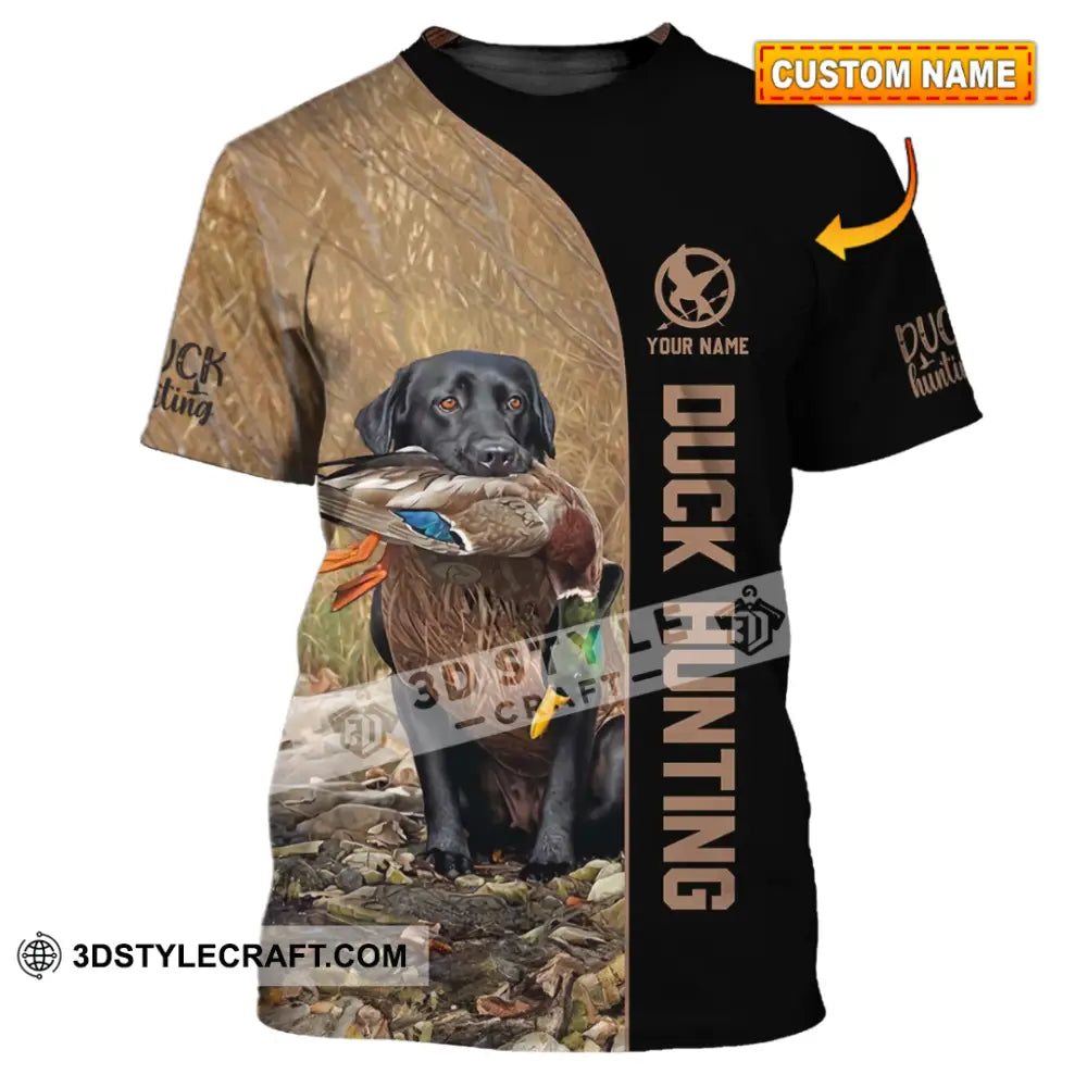 Unisex Shirt - Custom Name Duck Hunting T-Shirt