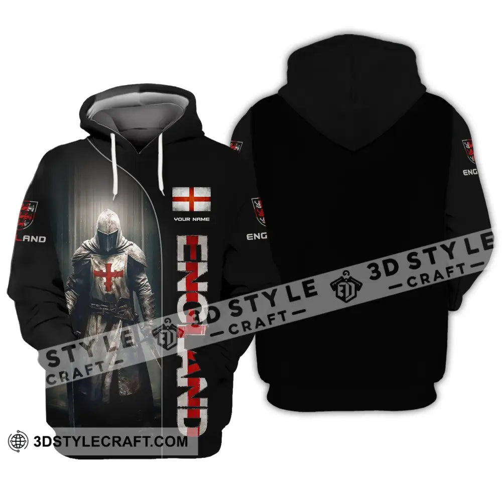 Unisex Shirt Custom Name England English Pride Gift Hoodie / S T-Shirt