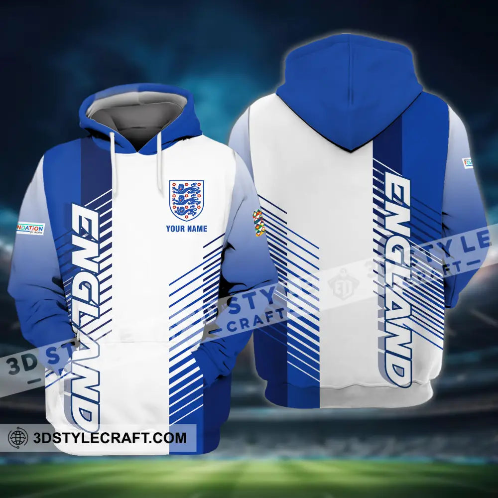 Unisex Shirt - Custom Name England Euro 2024 Hoodie / S T-Shirt