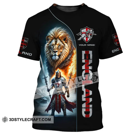Unisex Shirt, Custom Name England Shirt, England Knight Polo Shirt, English Custom Shirt style option 2