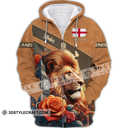Unisex Shirt, Custom Name England Shirt, England Love Polo Long Sleeve Shirt, English Shirt style option 3