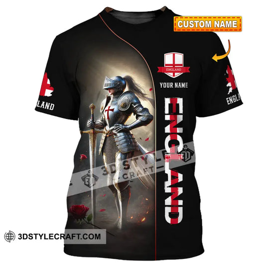 Unisex Shirt, Custom Name England Shirt, England Lover Gift style option 1