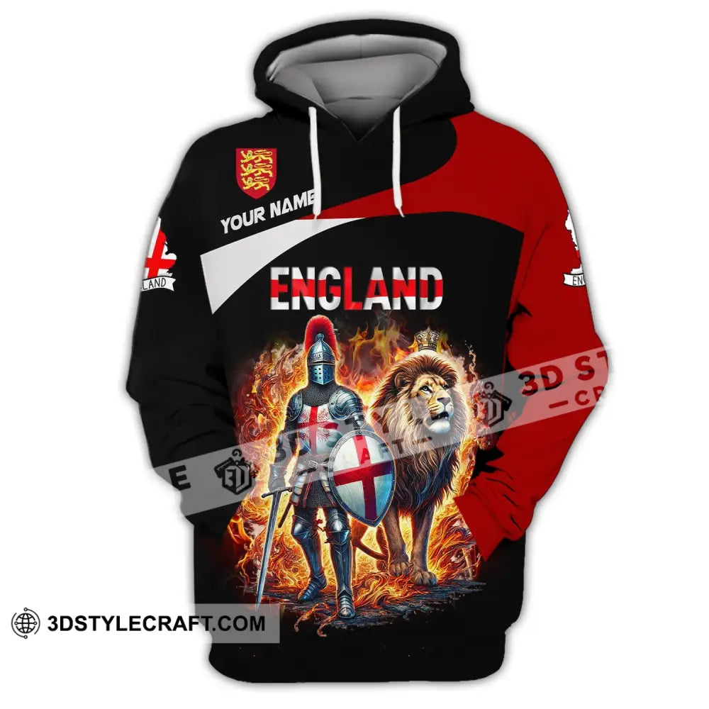 Unisex Shirt Custom Name England Polo Long Sleeve English Gift Hoodie / S T-Shirt