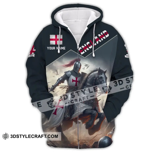 Unisex Shirt, Custom Name England Shirt, England Polo Long Sleeve, English Gift style option 3