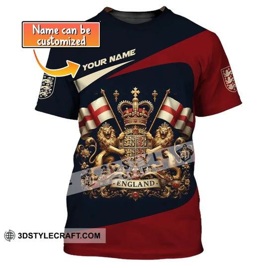 Unisex Shirt, Custom Name England T-Shirt, England Lover Shirt, England Gift style option 1