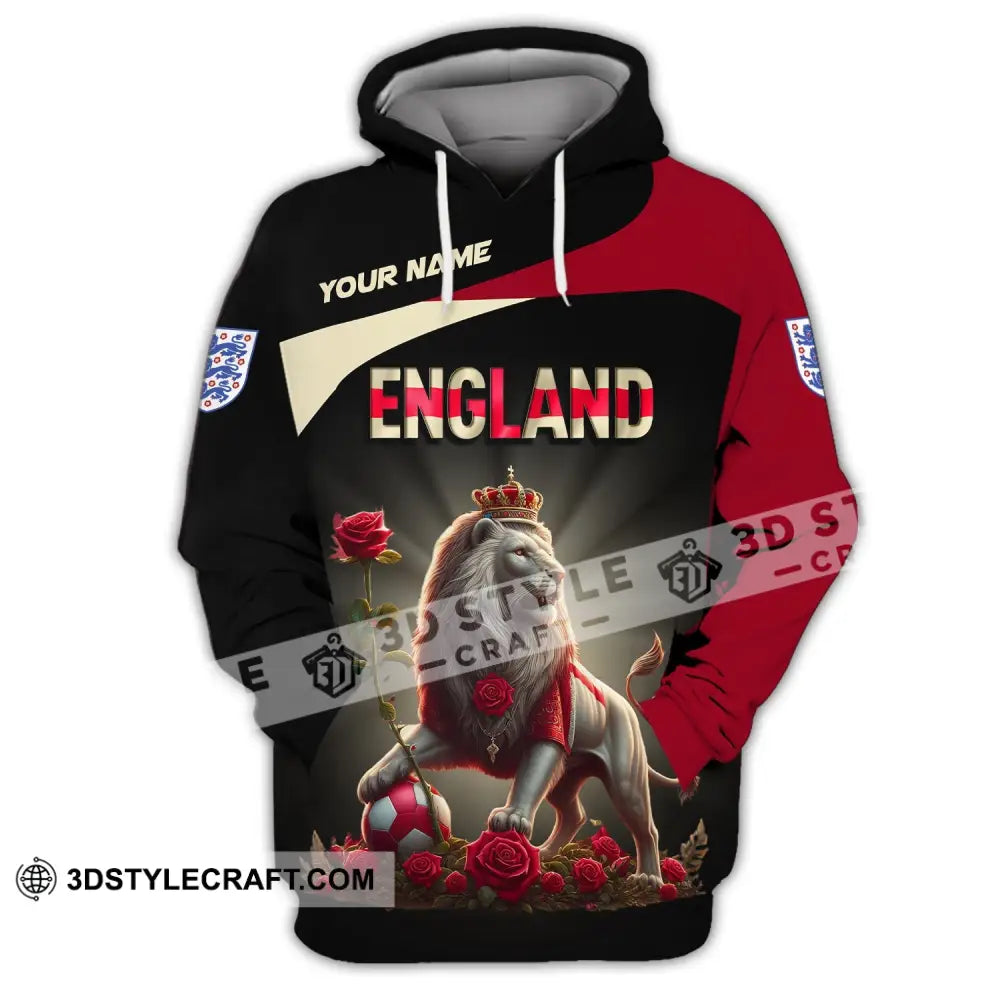Unisex Shirt Custom Name England T-Shirt Pride Gift Hoodie / S
