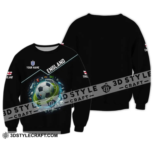 Unisex Shirt - Custom Name England Team Lover Shirt style option 4