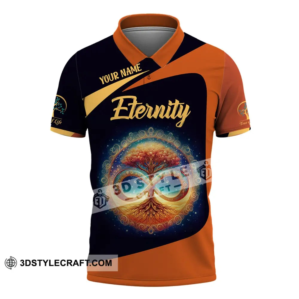 Unisex Shirt - Custom Name Eternity Polo / S T-Shirt