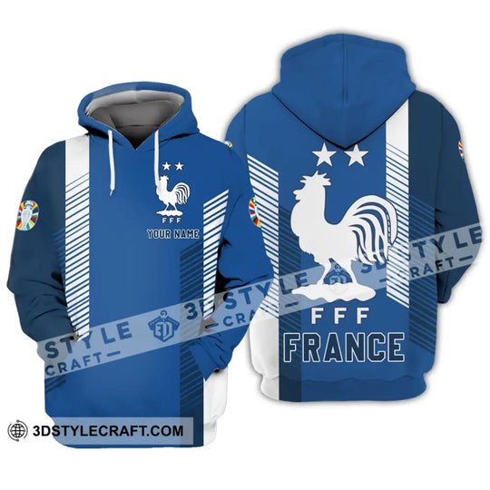 Unisex Shirt - Custom Name FFF France Team Shirt style option 2