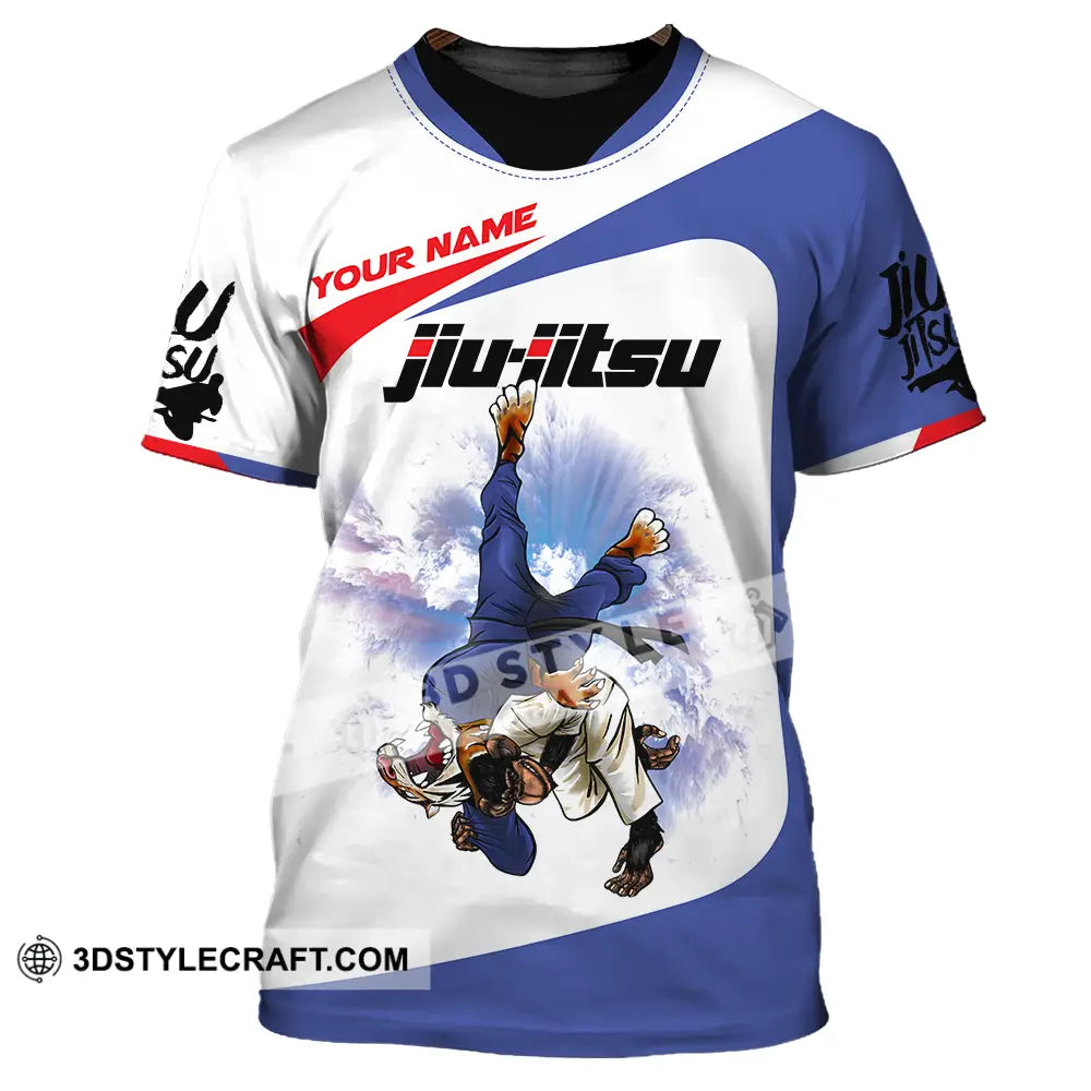 Unisex Shirt - Custom Name Fight Jiu Jitsu T-Shirt / S T-Shirt