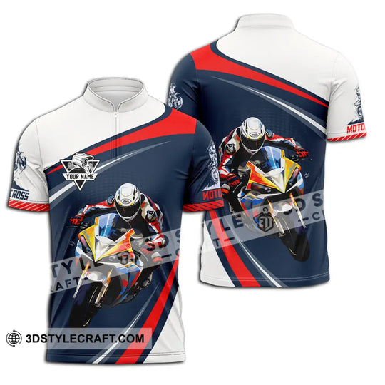 Unisex Shirt - Custom Name Fire Motobike Shirt For Player Motocross style option 2