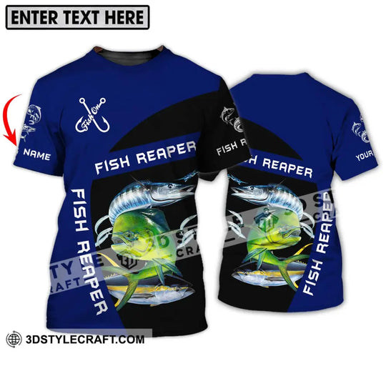 Unisex Shirt - Custom Name Fish Reaper Shirt style option 1