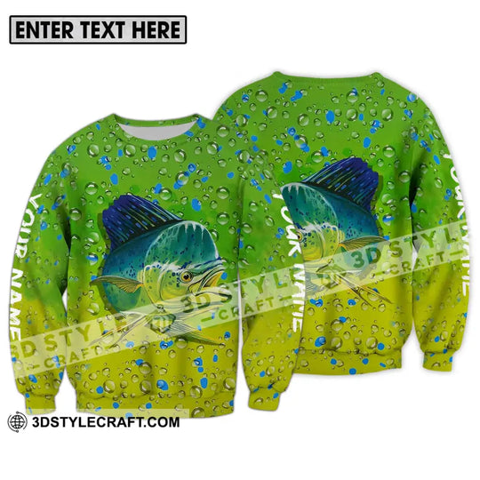 Unisex Shirt - Custom Name Fishing Shirt, Big Sea Fish style option 4