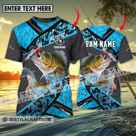 Unisex Shirt - Custom Name Fishing Shirt, Fishing Everyday style option 1