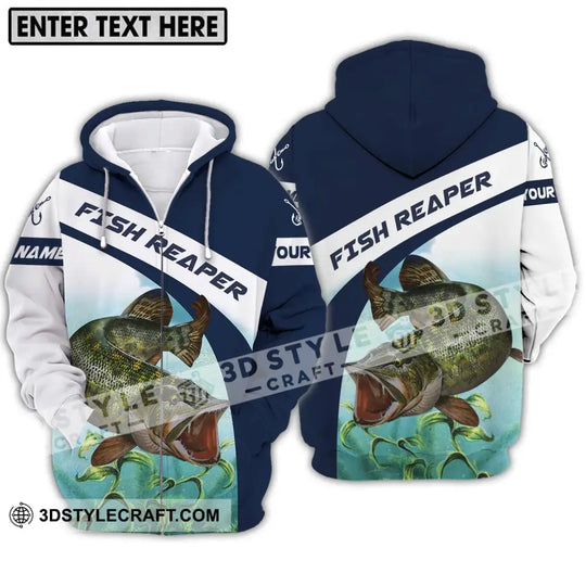 Unisex Shirt - Custom Name Fishing Lover Shirt, Fish Reaper style option 2