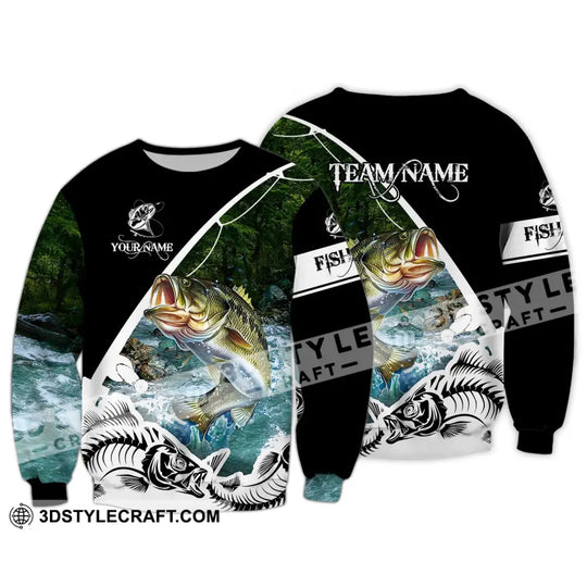 Unisex Shirt - Custom Name Fishing Lover Shirt, Hooking style option 4
