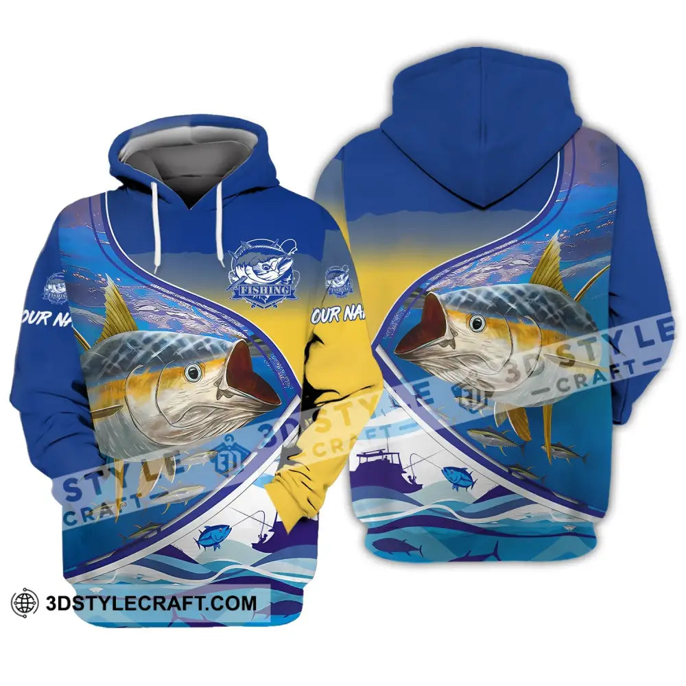 Unisex Shirt - Custom Name Fishing On Hoodie / S T-Shirt