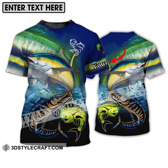 Unisex Shirt - Custom Name Fishing Shirt style option 1