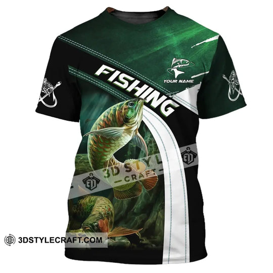 Unisex Shirt, Custom Name Fishing T-Shirt, Fishing Apparel, Shirt for Fishermen style option 2