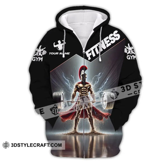 Unisex Shirt, Custom Name Fitness Shirt, Work Out Long Sleeve, Gym Shirt style option 3