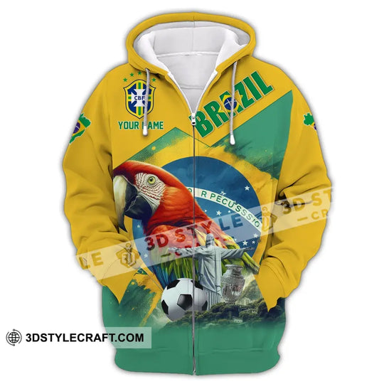 Unisex Shirt, Custom Name Shirt for Brazil, Brazil Shirt, Brazil Hoodie Shirt Polo Long Sleeve Shirt style option 3