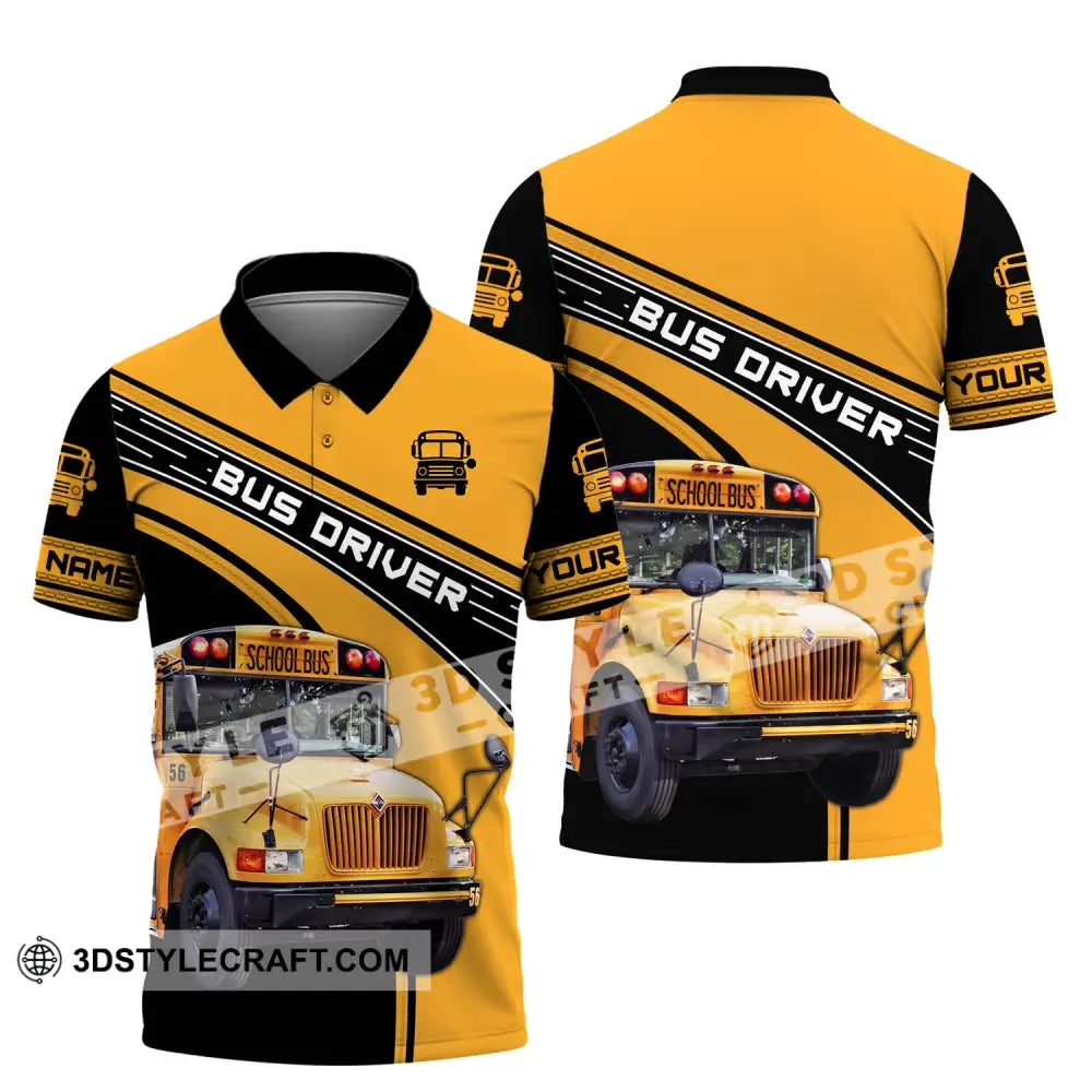 Unisex Shirt - Custom Name For Bus Driver Polo / S T-Shirt