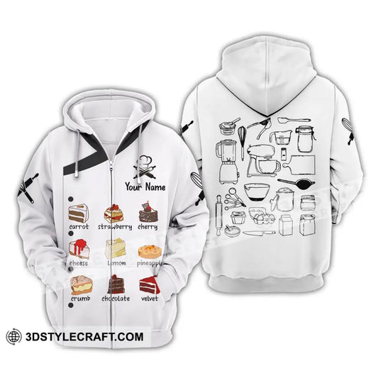 Unisex Shirt, Custom Name Shirt for Chef, Baking Lover T-shirt, Baking Apparel style option 4