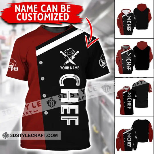 Unisex Shirt, Custom Name Shirt for Chef, Cooking Lover T-shirt, Chef Polo, Cooking Apparel style option 2