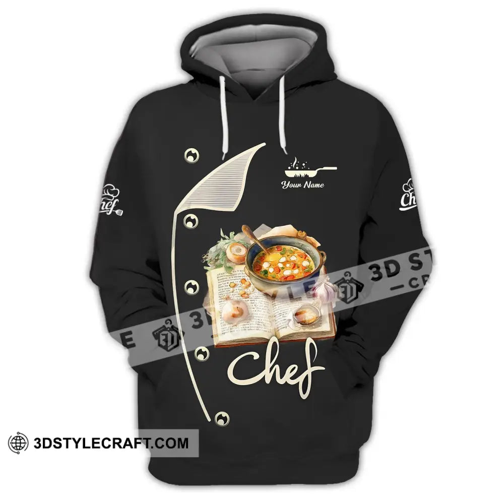 Unisex Shirt - Custom Name For Chef Cooking Recipe Hoodie / S T-Shirt