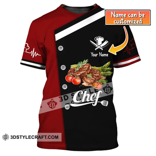 Unisex Shirt, Custom Name Shirt for Chef, Chef Hoodie Shirt, Chef Apparel style option 1