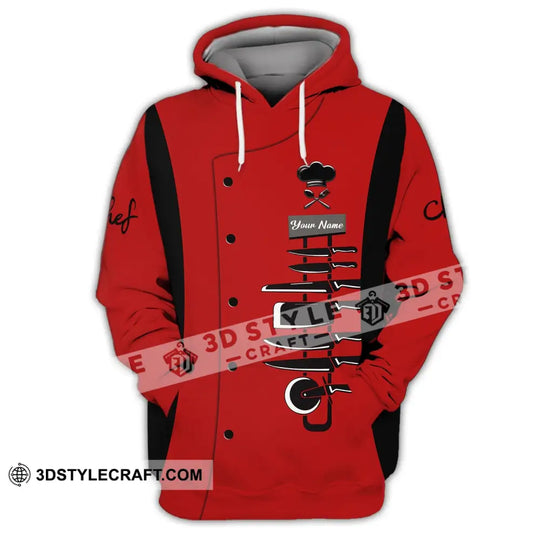 Unisex Shirt - Custom Name Shirt For Chef - Knife Collection style option 3