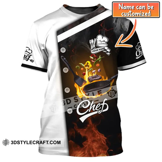 Unisex Shirt, Custom Name Shirt for Chef, Chef T-shirt, Chef Apparel style option 1