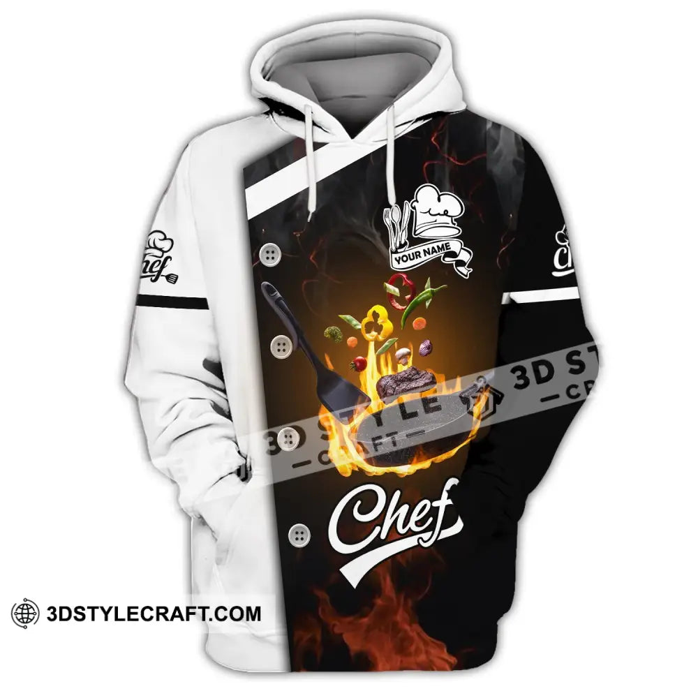 Unisex Shirt Custom Name For Chef T-Shirt Apparel Hoodie / S T-Shirt