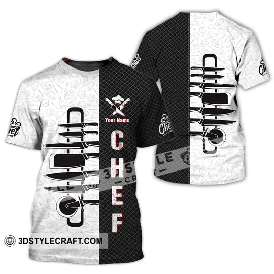 Unisex Shirt - Custom Name Shirt For Chef style option 2