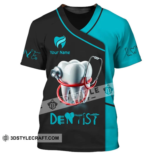 Unisex Shirt - Custom Name For Dentist T-Shirt / S T-Shirt