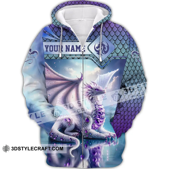 Unisex Shirt, Custom Name Shirt for Dragon Lover, Dragon T-Shirt Hoodie Long Sleeve Shirt style option 3