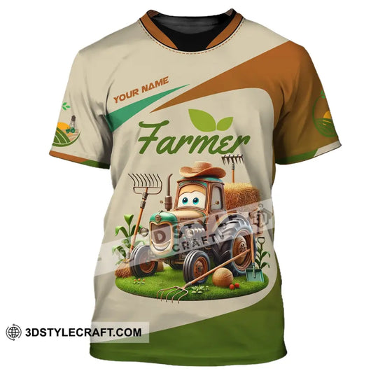 Unisex Shirt, Custom Name Shirt for Farmer, Farmer T-Shirt Hoodie Long Sleeve Shirt style option 2