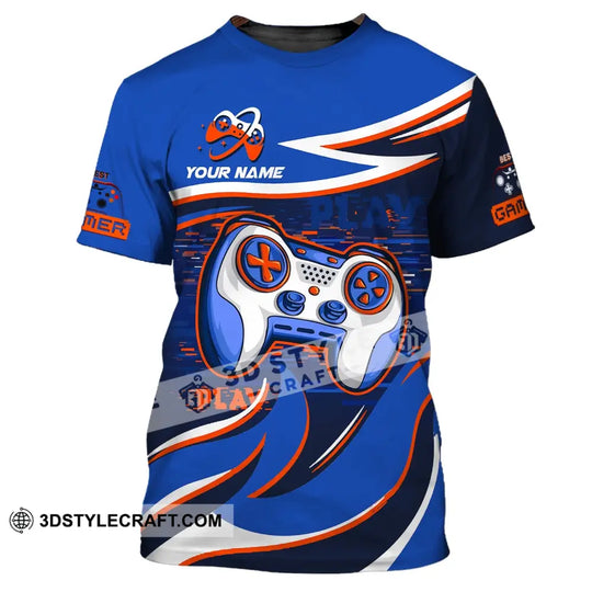 Unisex Shirt, Custom Name Shirt for Game Lover, Best Gamer, Gift for Gamers style option 2