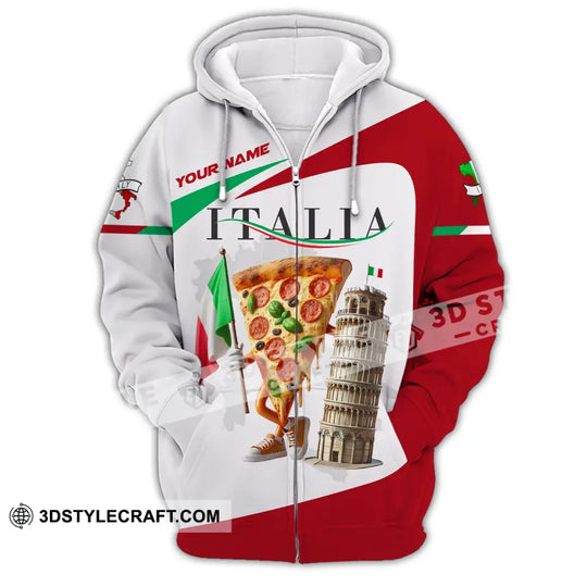 Unisex Shirt, Custom Name Shirt for Italia Lover, Italia T-Shirt Hoodie Long Sleeve Shirt style option 3