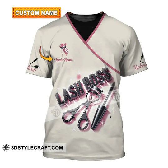 Unisex Shirt - Custom Name Shirt For Lash Boss style option 1