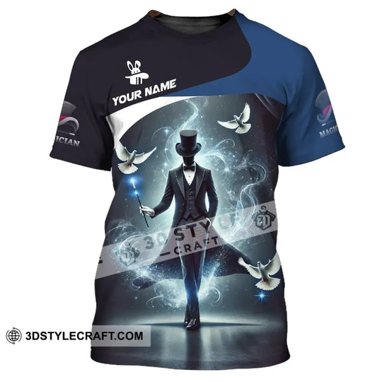 Unisex Shirt, Custom Name Shirt for Magician, Magician T-Shirt Hoodie Long Sleeve Shirt style option 2