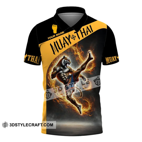 Unisex Shirt, Custom Name Shirt for Muay Thai Lover, Muay Thai T-Shirt Hoodie Long Sleeve Shirt style option 4