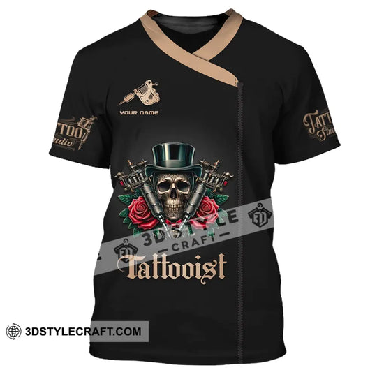 Unisex Shirt, Custom Name Shirt for Tattooist, Tattoo Artist Shirt, Gift for Tattooist style option 2