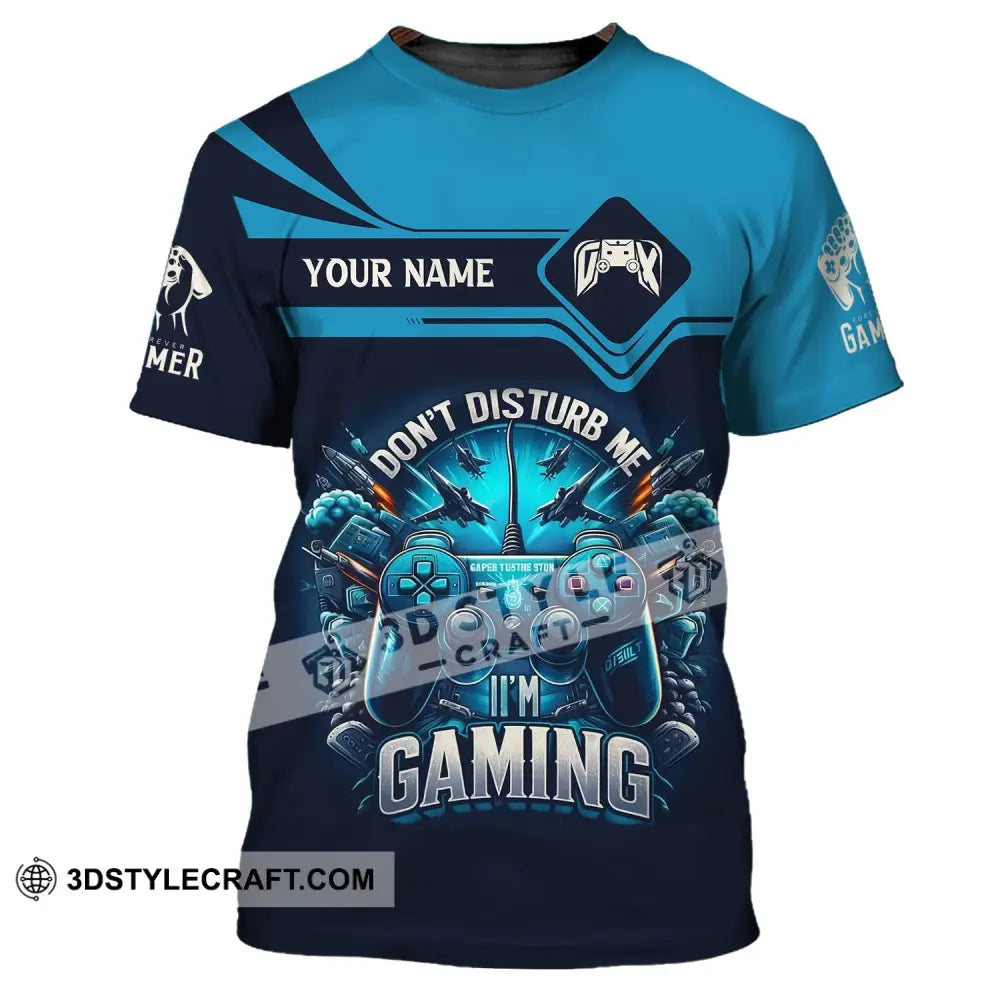 Unisex Shirt Custom Name Gamer For Game Lover Apparel T-Shirt / S T-Shirt